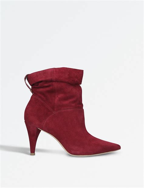 michael michael kors carey suede ankle boot